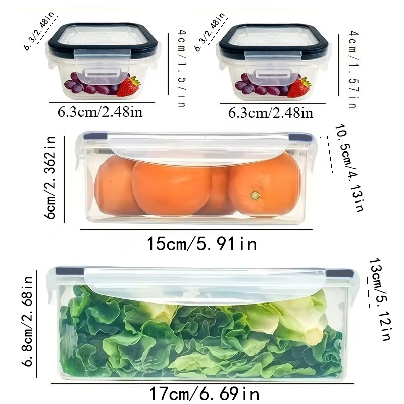 ชุด 8 ชิ้น ประกอบด้วย 4 กล่องแ - Food Storage For Camping บทวิจารณ์และราคา