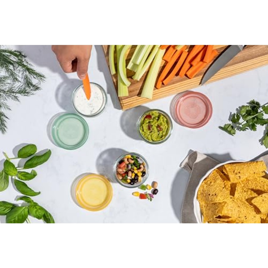 ชุดเตรียมอาหารแก้ว Color Lock  - Food Storage Glass Containers บทวิจารณ์และราคา
