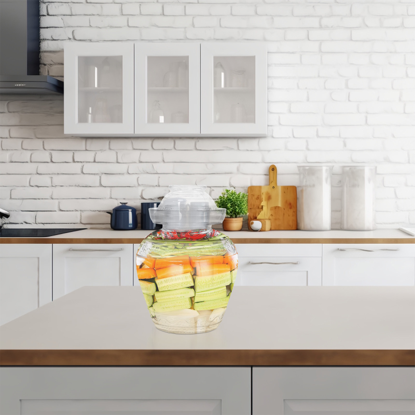 โหลแก้วใส่อาหารขนาดใหญ่ เกรดอา - Food Storage Glass Containers Large บทวิจารณ์และราคา