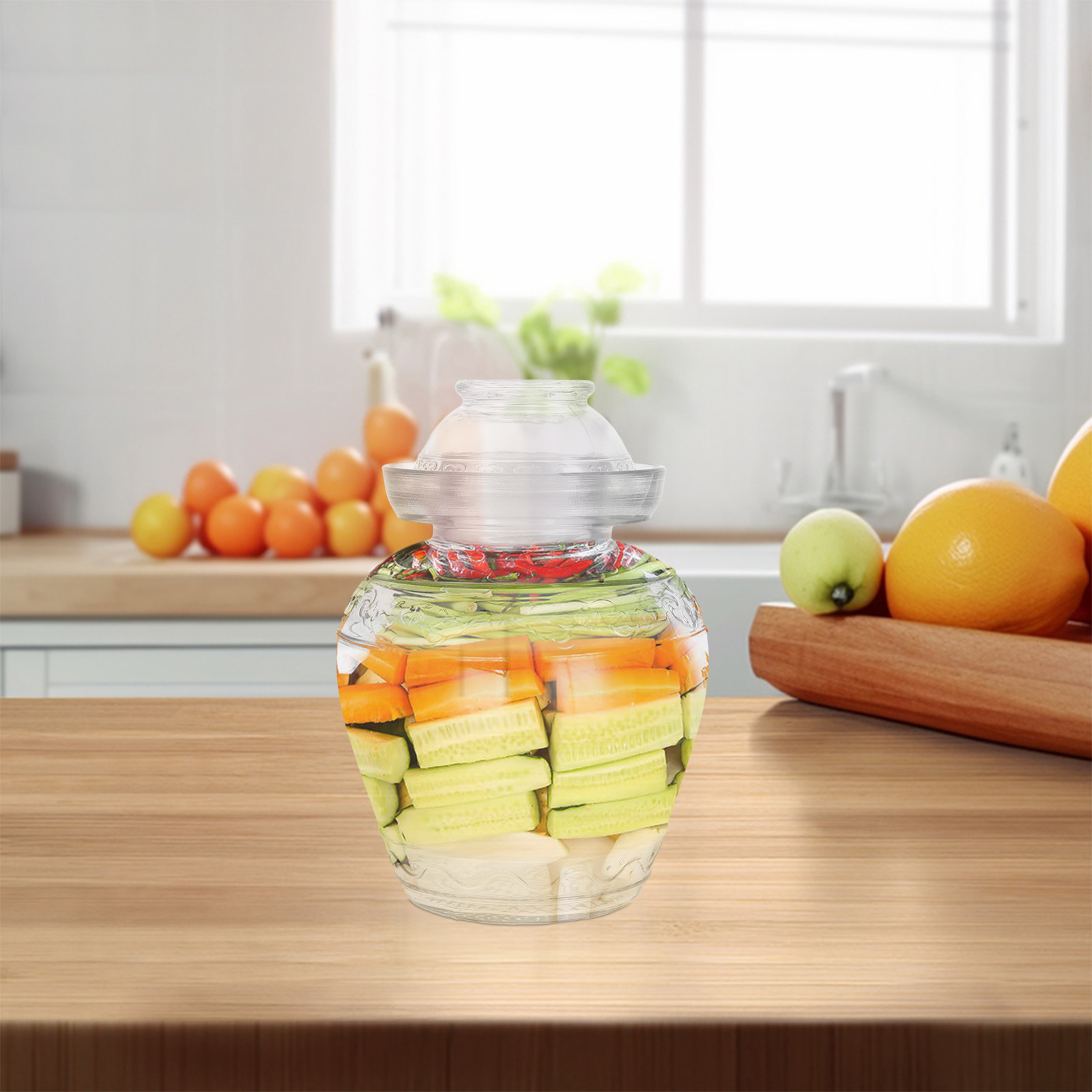 โหลแก้วใส่อาหารขนาดใหญ่ เกรดอา - Food Storage Glass Containers Large บทวิจารณ์และราคา
