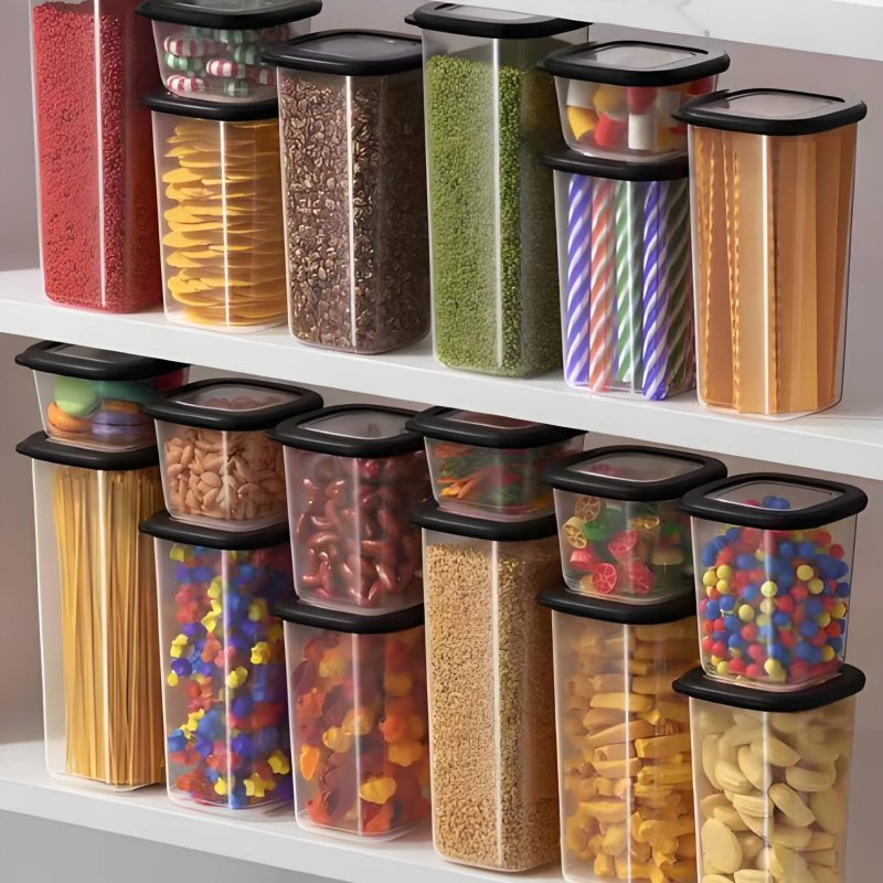 ชุดกล่องถนอมอาหารสุญญากาศ 6 ชิ - Food Storage In Pantry บทวิจารณ์และราคา