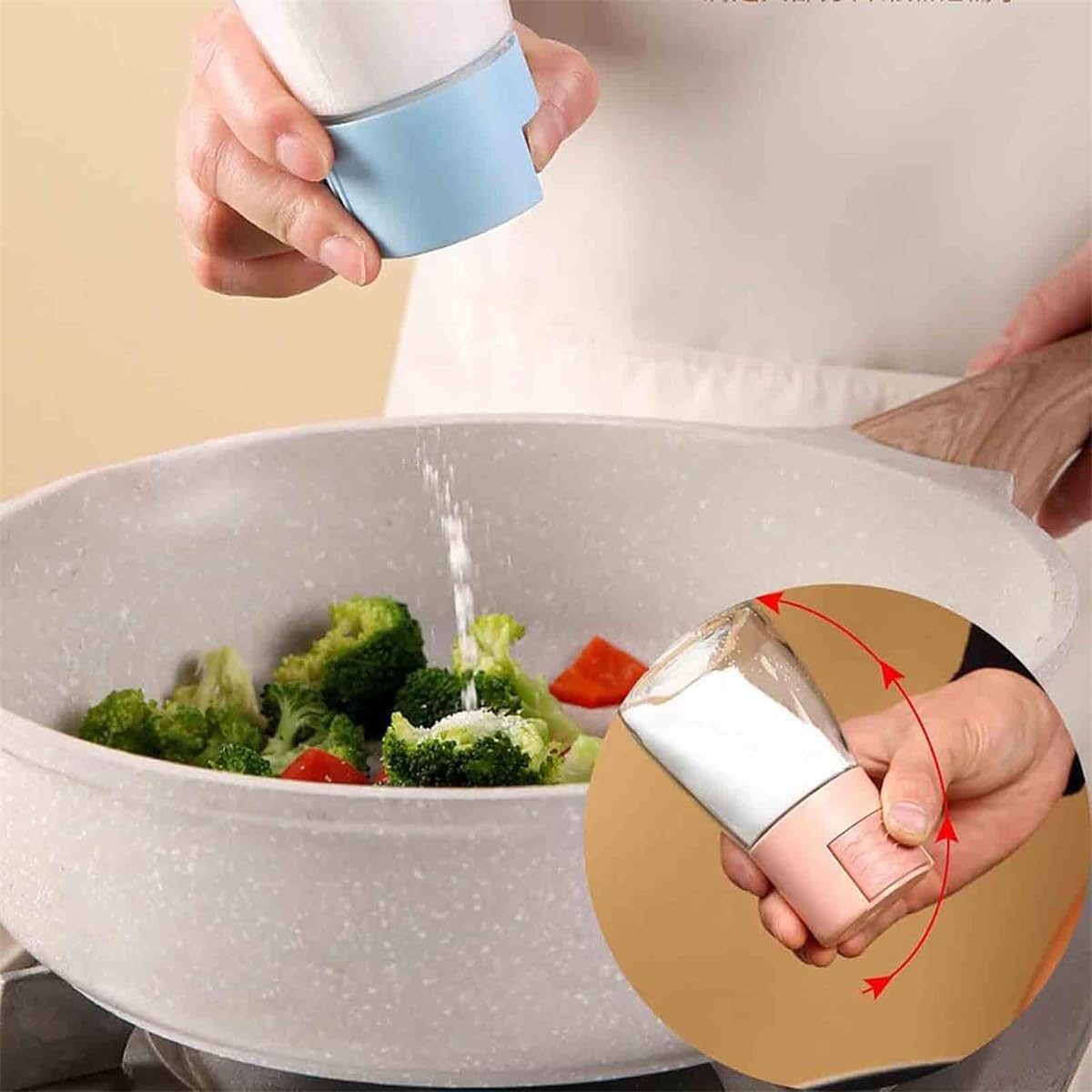 เครื่องจ่ายเกลือแบบปรับได้ 1-2 - Portion Control Container บทวิจารณ์และราคา