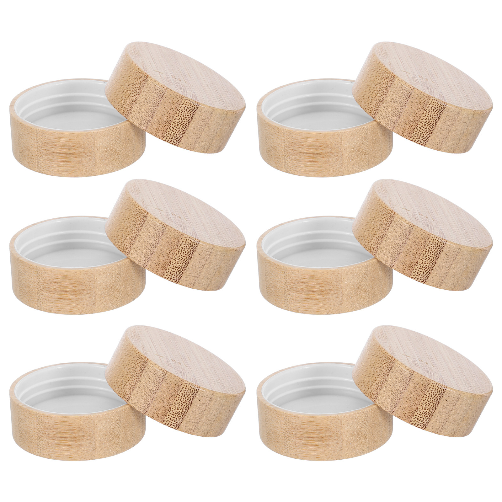 ฝาไม้ไผ่ธรรมชาติ 12 ชิ้น ใช้ซ้ - Food Storage In Pantry บทวิจารณ์และราคา