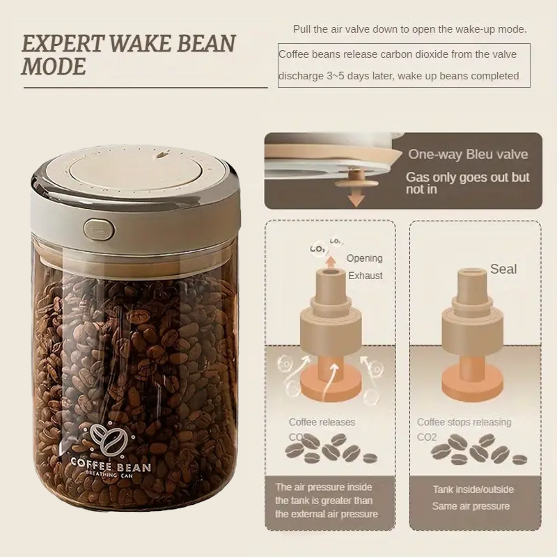 ถังเก็บเมล็ดกาแฟสุญญากาศขนาด 5 - Food Storage Vacuum บทวิจารณ์และราคา