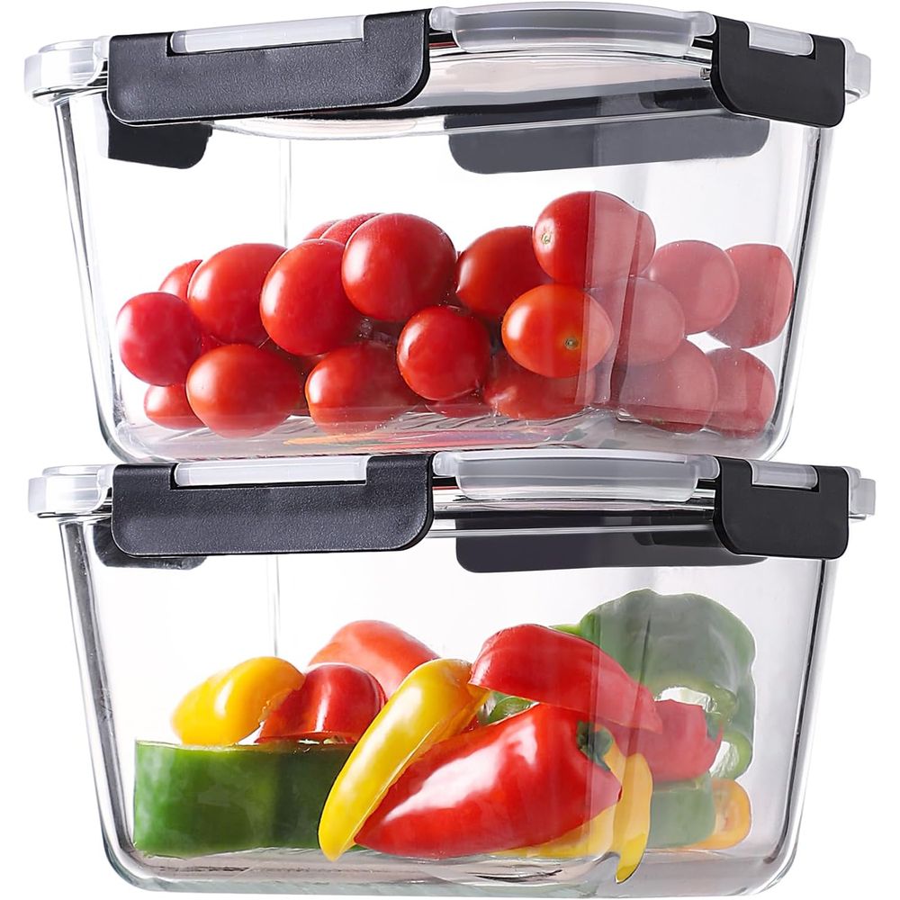 ชุดกล่องถนอมอาหารแก้ว 4 ชิ้น ข - Food Storage Safe บทวิจารณ์และราคา