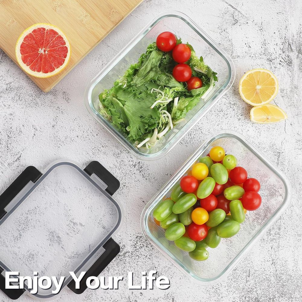 ชุดกล่องถนอมอาหารแก้ว 4 ชิ้น ข - Food Storage Safe บทวิจารณ์และราคา
