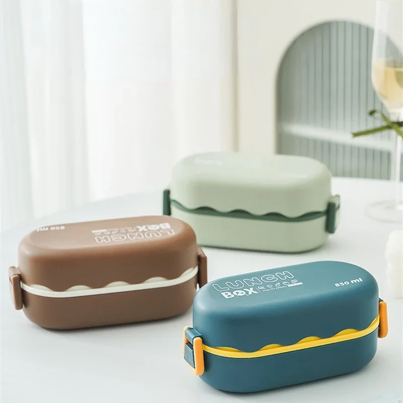 กล่องข้าวกลางวันพลาสติกสองชั้น - Food Storage With Scoop บทวิจารณ์และราคา