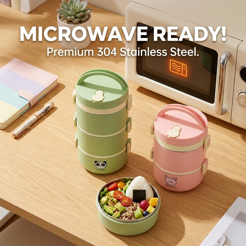 กล่องอาหารกลางวันสแตนเลส 304 ก - Food Storage With Scoop บทวิจารณ์และราคา