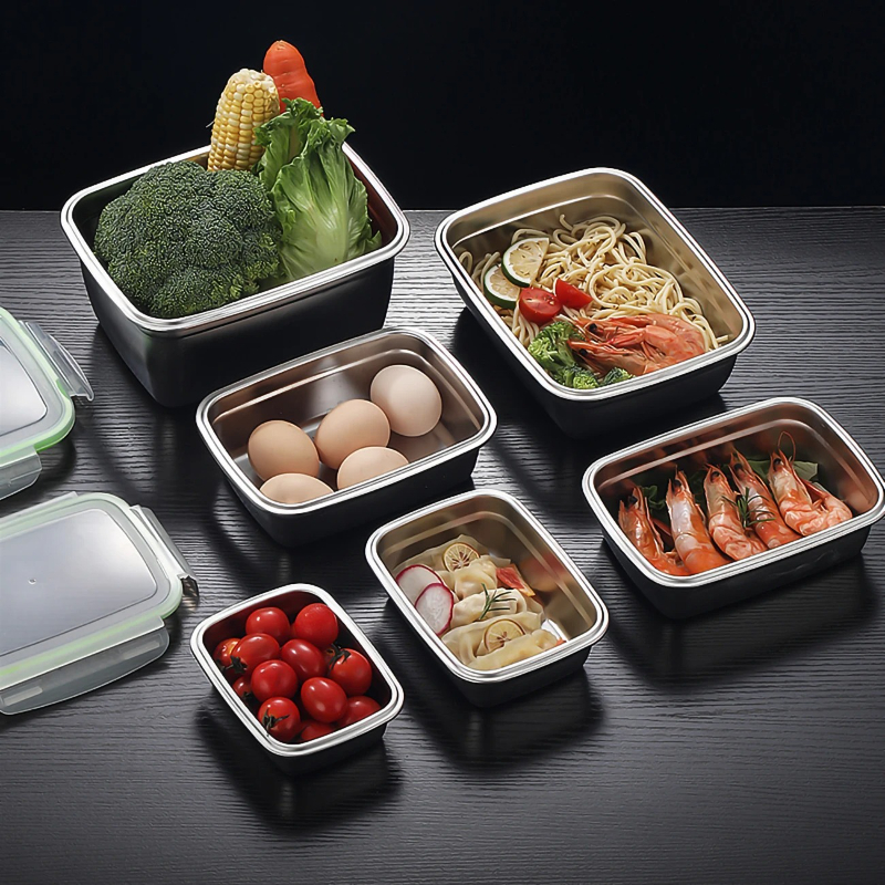 ชุดกล่องอาหารกลางวันสแตนเลส 30 - Food Storage Silicone บทวิจารณ์และราคา