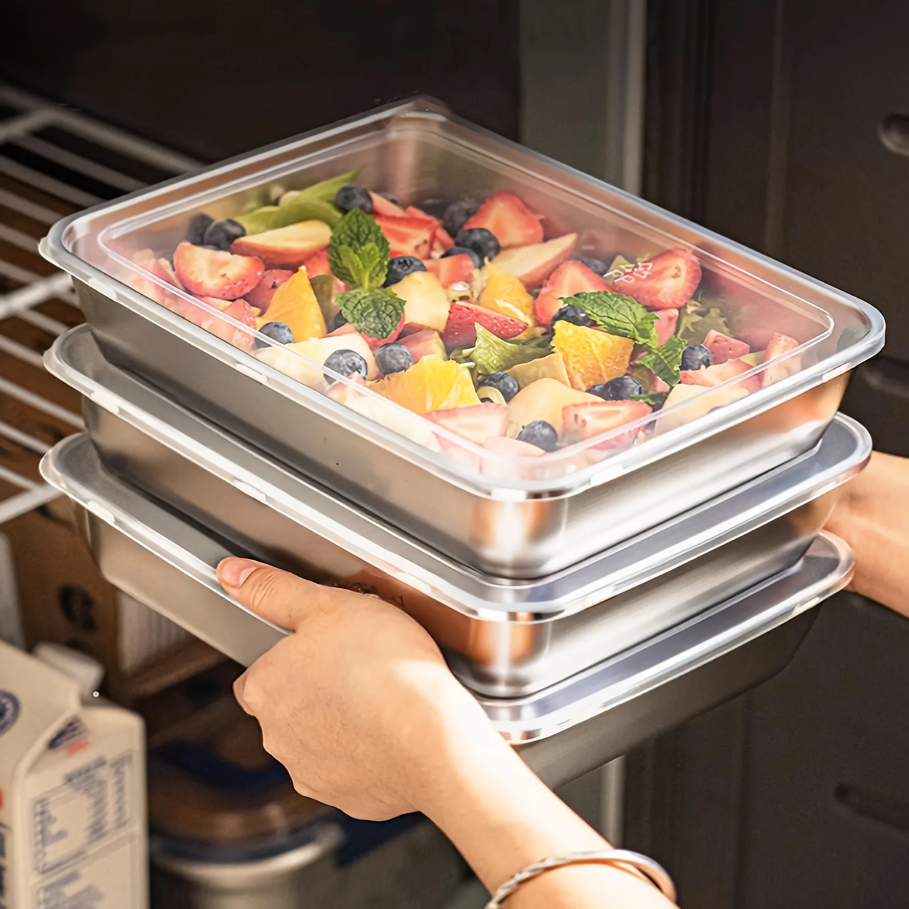กล่องใส่อาหารสแตนเลส 3 ชิ้น &  - Food Storage For Camping บทวิจารณ์และราคา