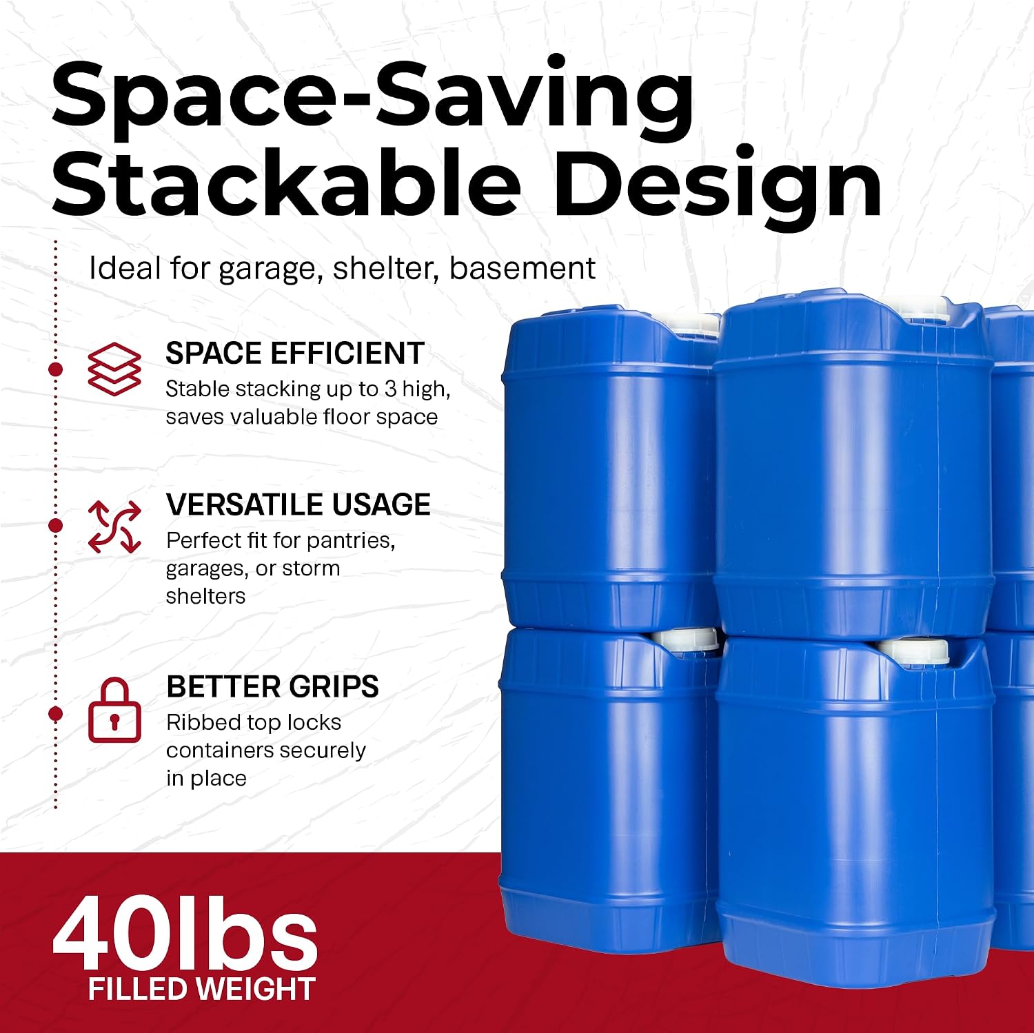 ภาชนะเก็บน้ำฉุกเฉินแบบซ้อนได้, - Food Storage For Camping บทวิจารณ์และราคา