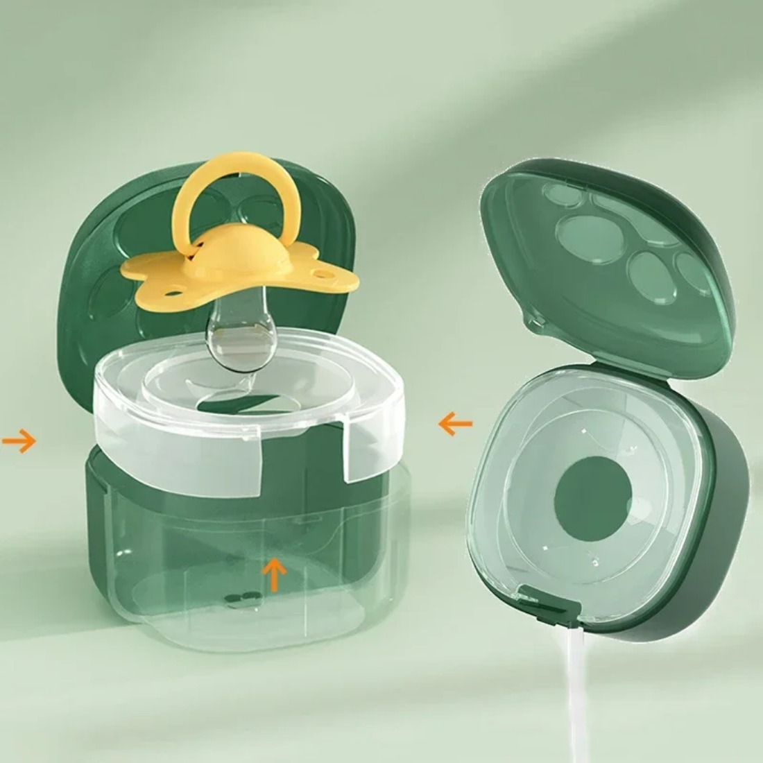 ซิลิโคนเกรดอาหาร Pacifier กล่อ - Food Storage Silicone บทวิจารณ์และราคา