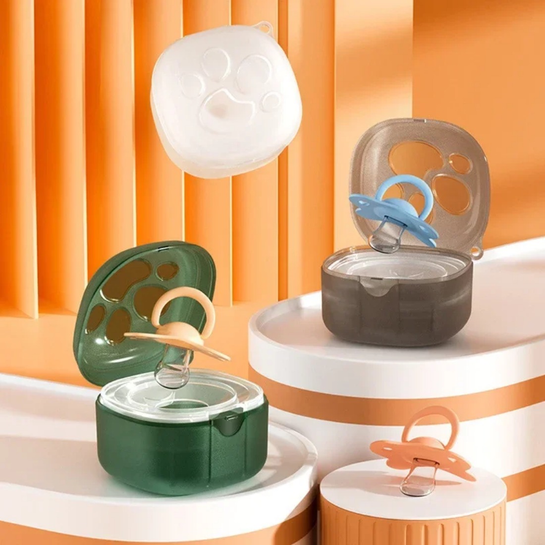 ซิลิโคนเกรดอาหาร Pacifier กล่อ - Food Storage Silicone บทวิจารณ์และราคา