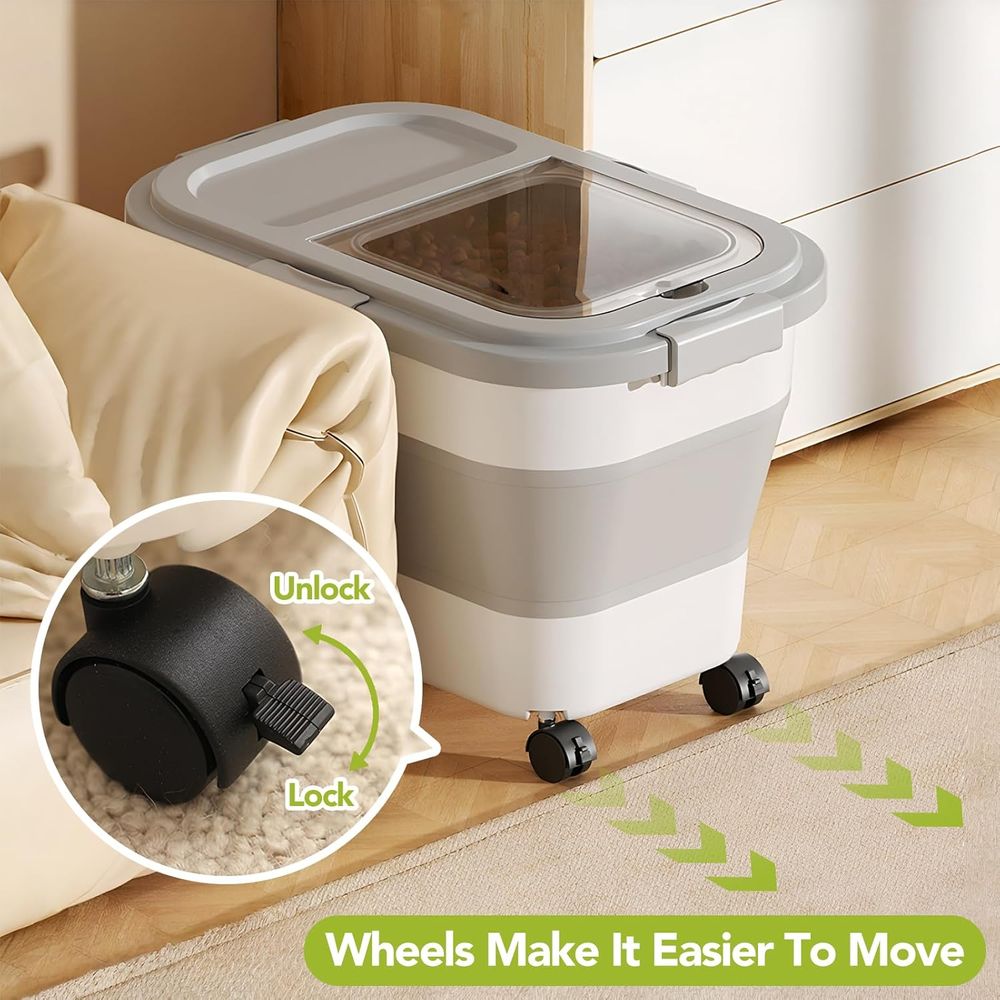 ภาชนะเก็บอาหารสุนัข/แมวขนาด 15 - Food Storage Pet บทวิจารณ์และราคา