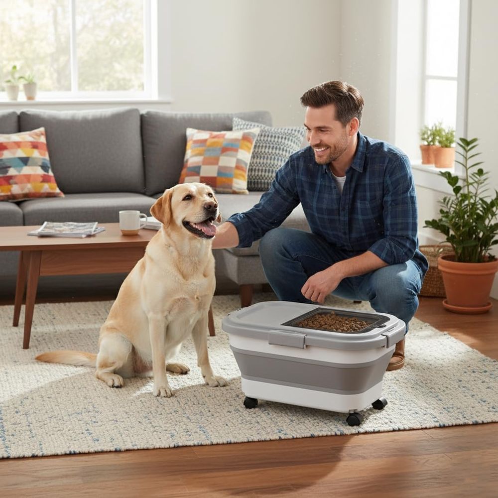 ภาชนะเก็บอาหารสุนัข/แมวขนาด 15 - Food Storage Pet บทวิจารณ์และราคา