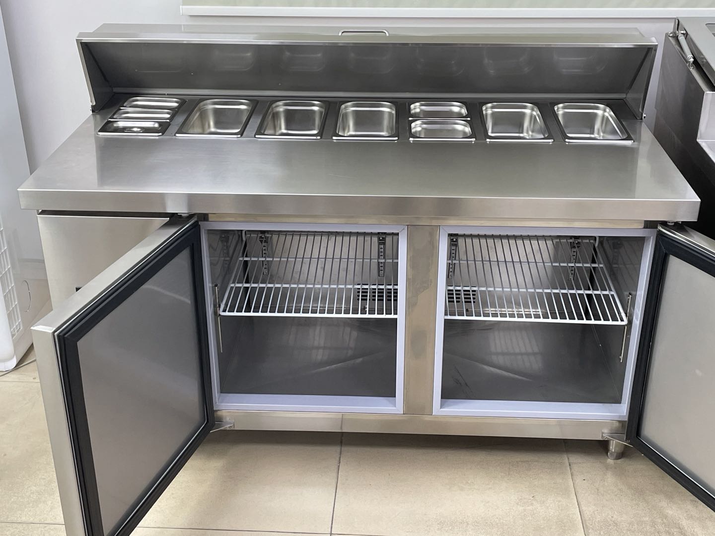ตู้แช่พิซซ่าแบบฝัง 2 ประตู อุณ - Food Storage Refrigerator บทวิจารณ์และราคา