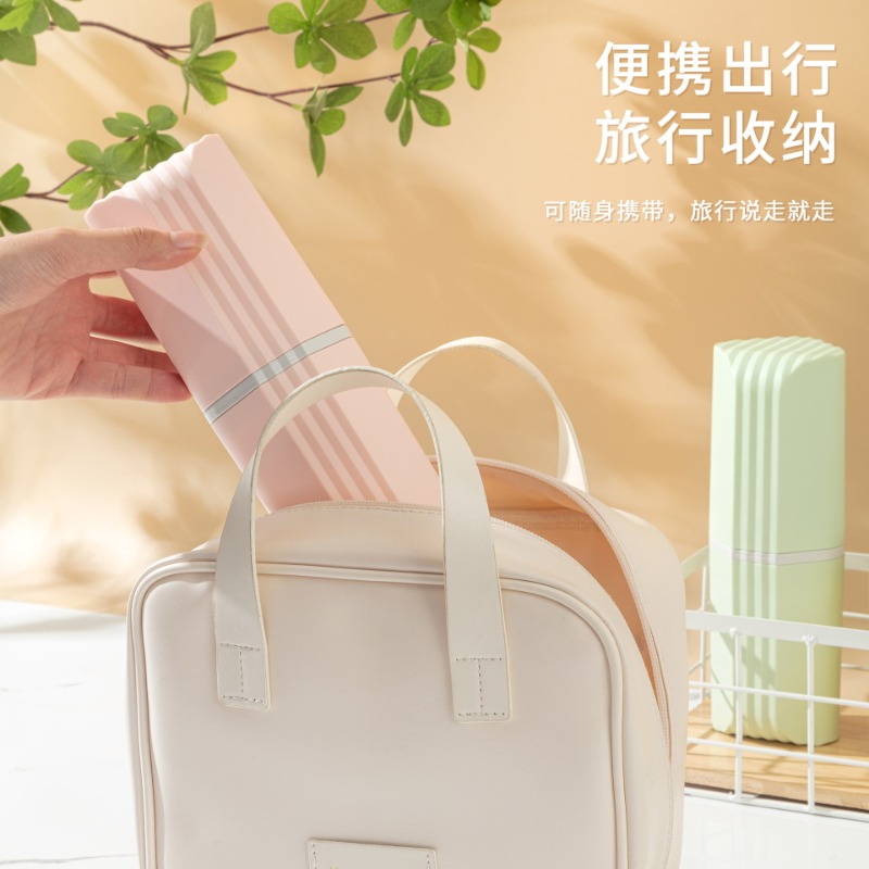 สีทึบผู้ถือแปรงสีฟันพร้อมฝาปิด - Food Storage For Camping บทวิจารณ์และราคา