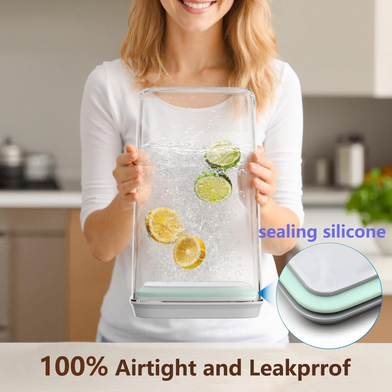 ชุดกล่องเก็บอาหารสุญญากาศขนาดใ - Food Storage With Scoop บทวิจารณ์และราคา