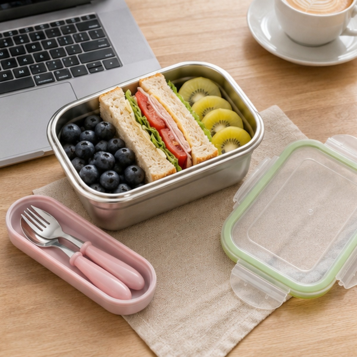 กล่องอาหารกลางวันพร้อมฝาซิลิโค - Food Storage Silicone บทวิจารณ์และราคา
