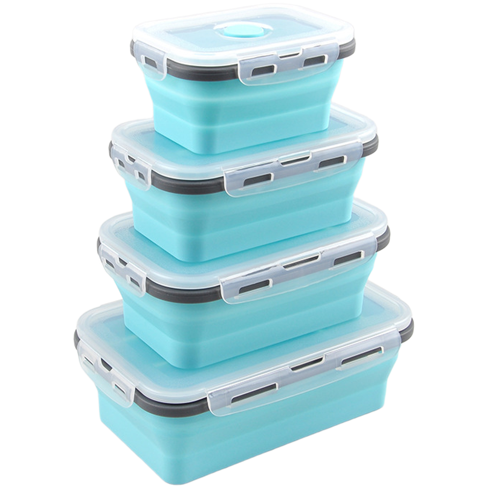 ชุดกล่องอาหารกลางวันซิลิโคนพับ - Food Storage Safe บทวิจารณ์และราคา