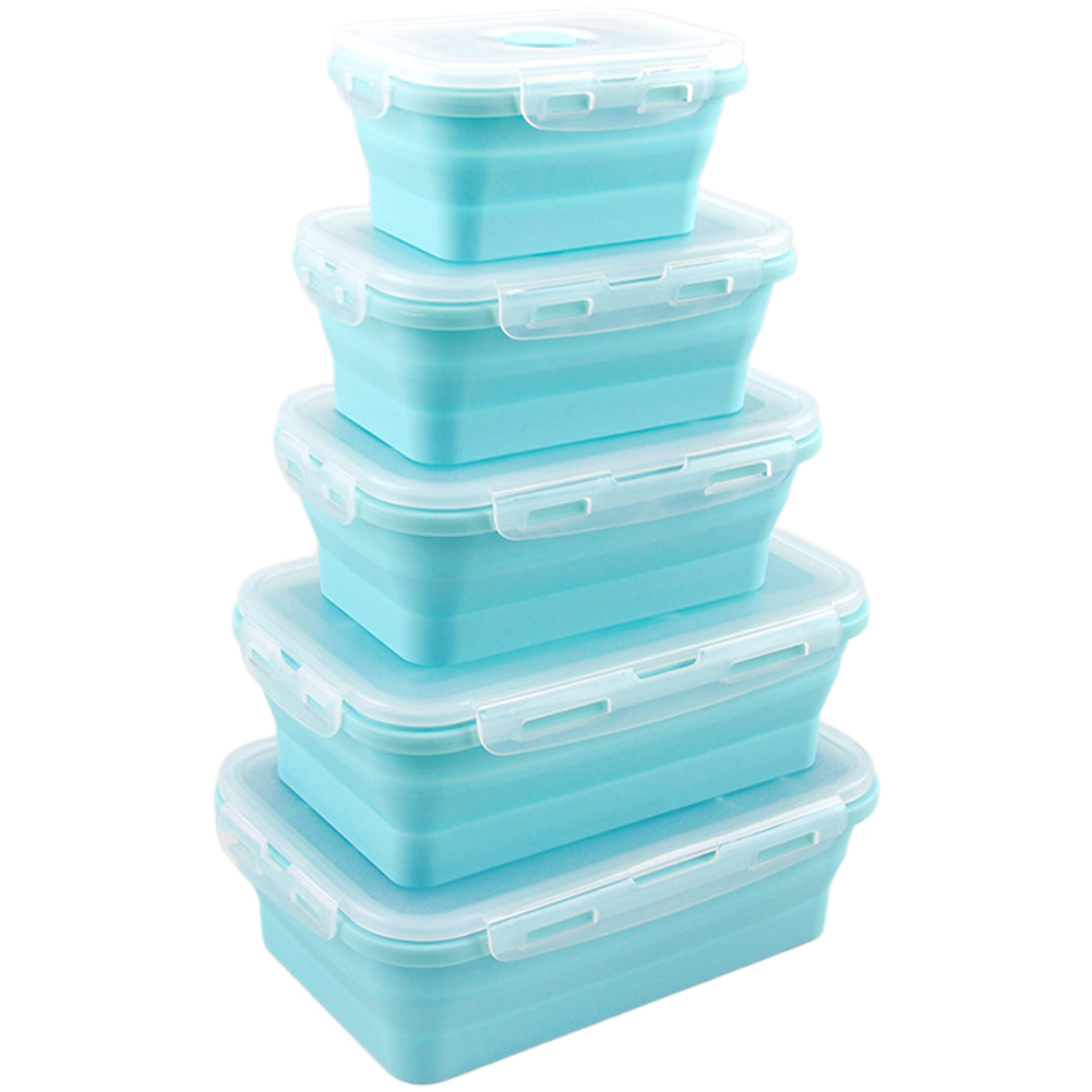 ชุดกล่องอาหารกลางวันซิลิโคนพับ - Food Storage Safe บทวิจารณ์และราคา
