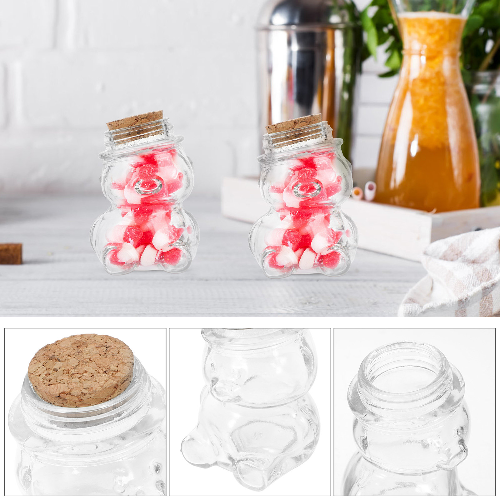 ชุดโหลแก้วใส 4 ชิ้น สำหรับเก็บ - Food Storage Glass Containers บทวิจารณ์และราคา