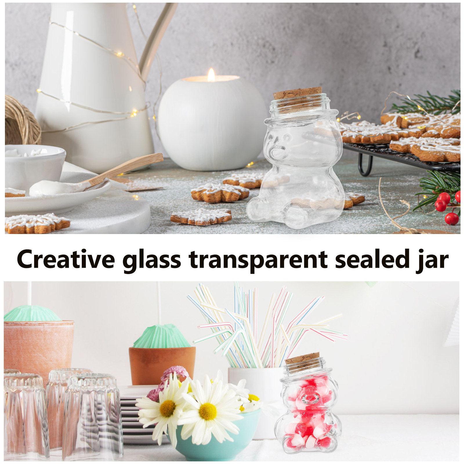 ชุดโหลแก้วใส 4 ชิ้น สำหรับเก็บ - Food Storage Glass Containers บทวิจารณ์และราคา