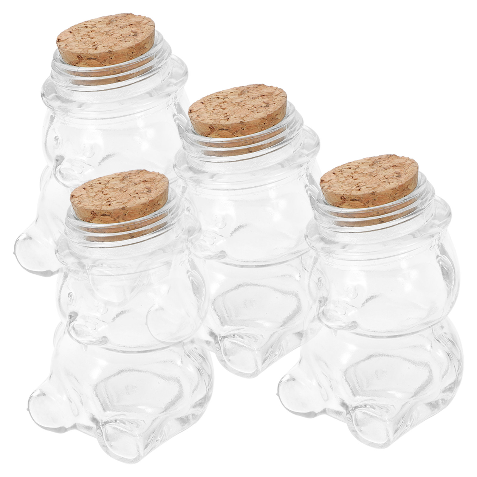 ชุดโหลแก้วใส 4 ชิ้น สำหรับเก็บ - Food Storage Glass Containers บทวิจารณ์และราคา