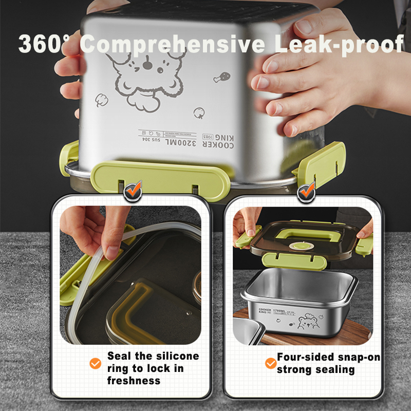 COOKER KING 420ml-6200ml ภาชนะ - Food Storage Safe บทวิจารณ์และราคา