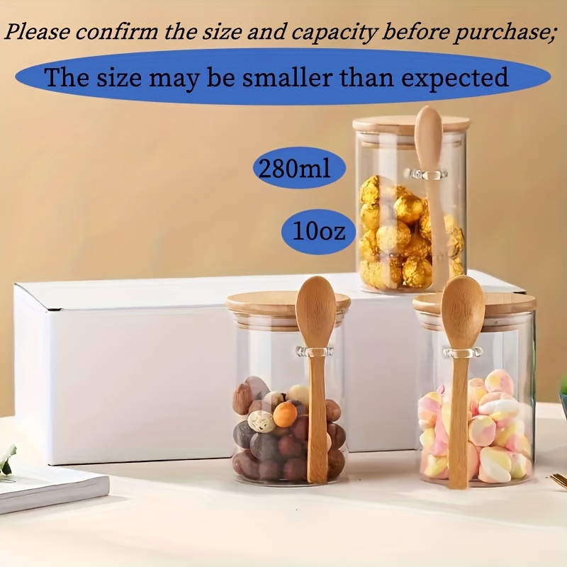 ขวดโหลใส่ขนม 280 มล. ขวดโหลใส่ - Food Storage With Scoop บทวิจารณ์และราคา