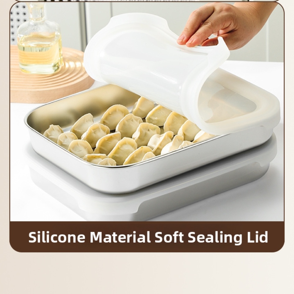 กล่องเก็บอาหารสแตนเลสพร้อมฝาซิ - Food Storage Silicone บทวิจารณ์และราคา