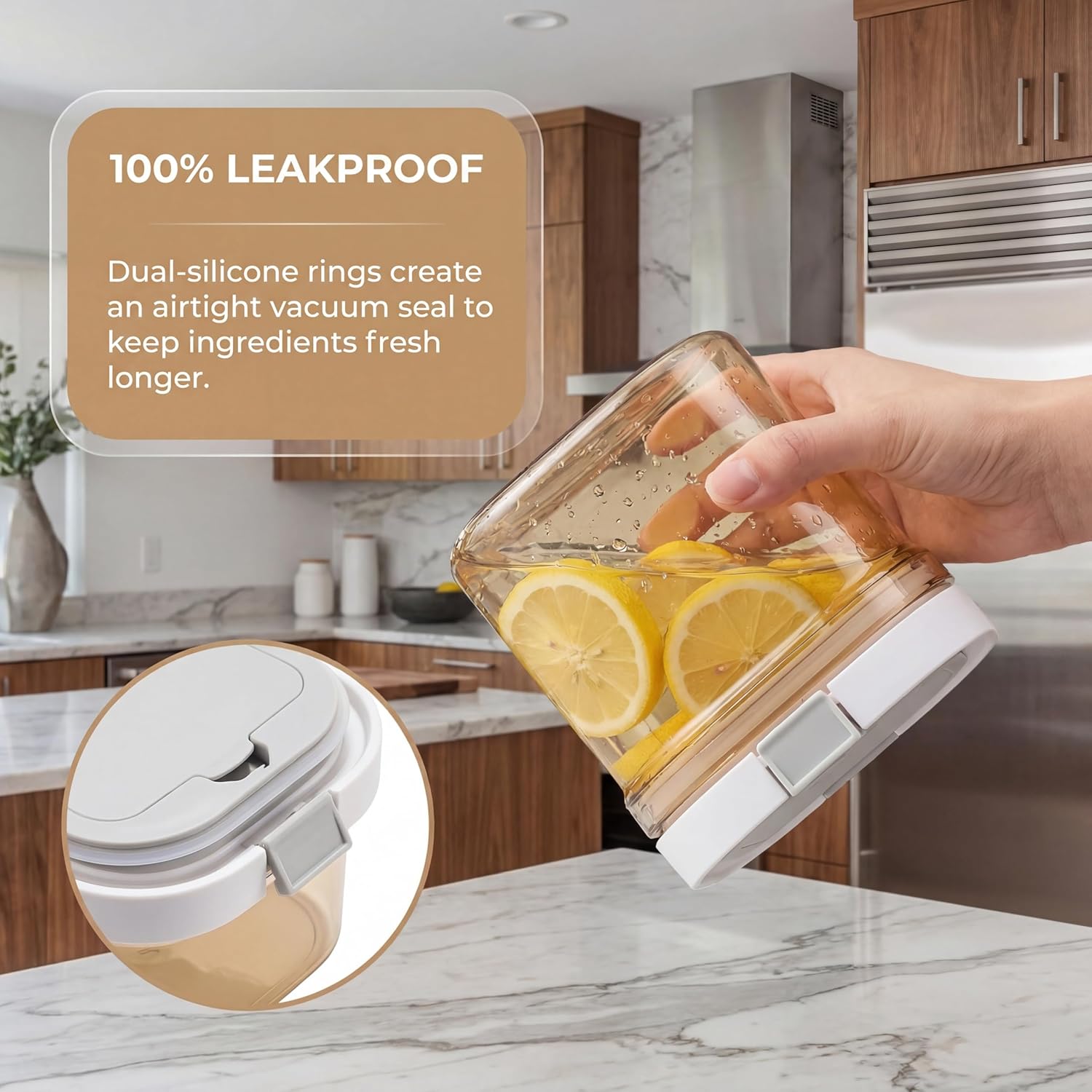 กระป๋องใส่กาแฟ 2 ชิ้น พร้อมที่ - Food Storage With Scoop บทวิจารณ์และราคา