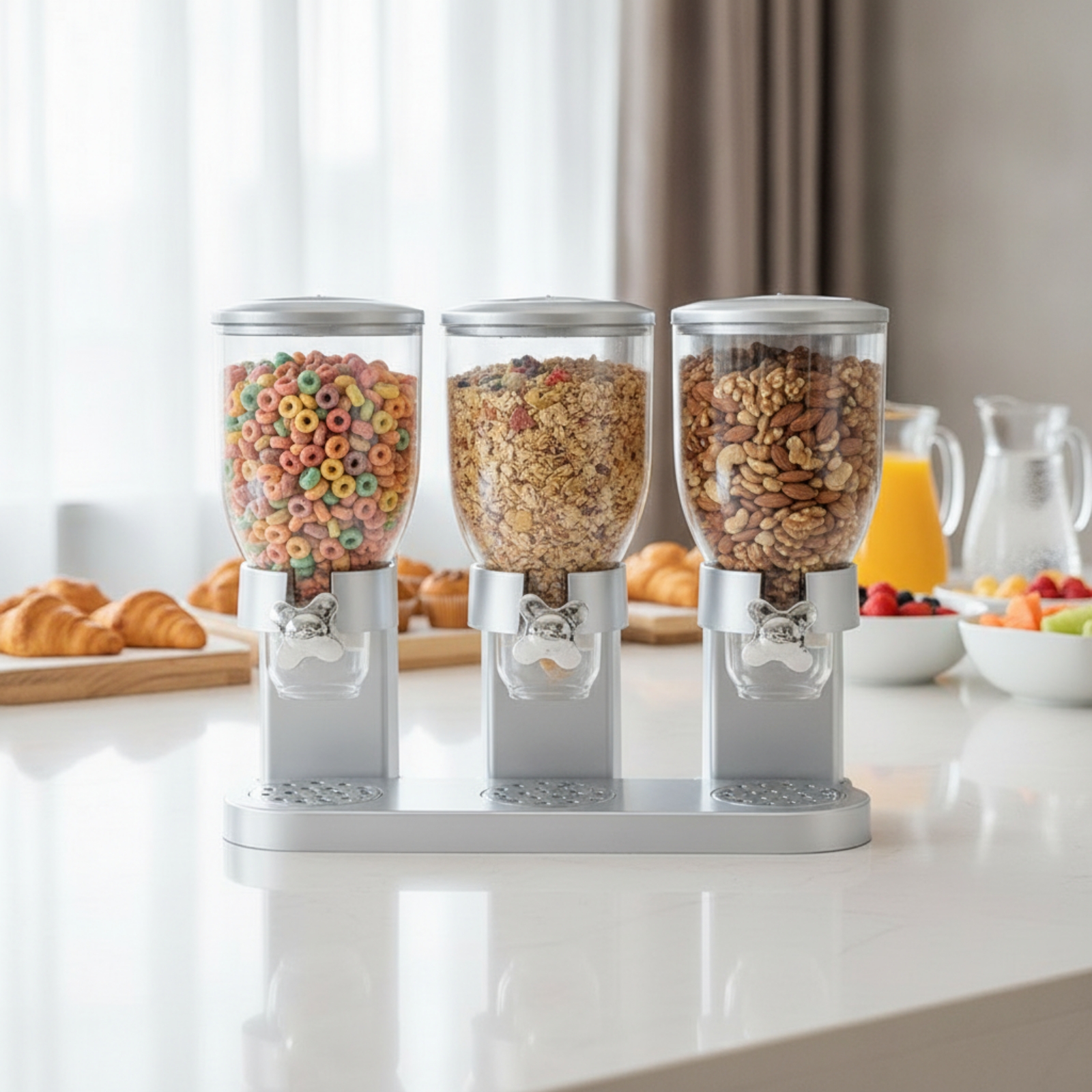 เครื่องจ่ายซีเรียลแบบควบคุมปริ - Portion Control Container บทวิจารณ์และราคา