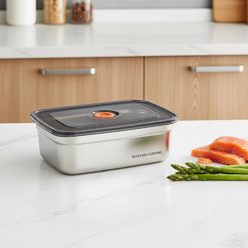 กล่องอาหารกลางวันสแตนเลสแบบปิด - Food Storage For Camping บทวิจารณ์และราคา