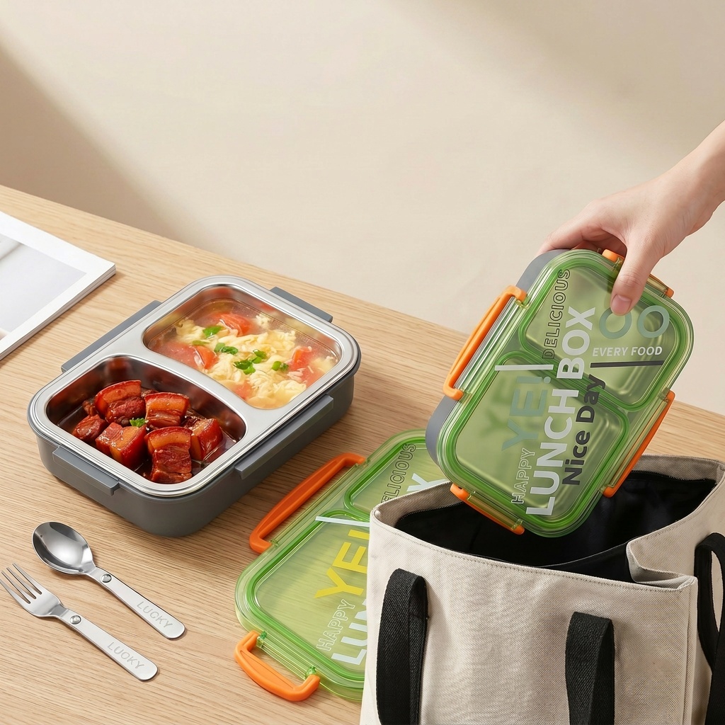 กล่องข้าวสแตนเลส 304 สำหรับเข้ - Food Storage With Scoop บทวิจารณ์และราคา