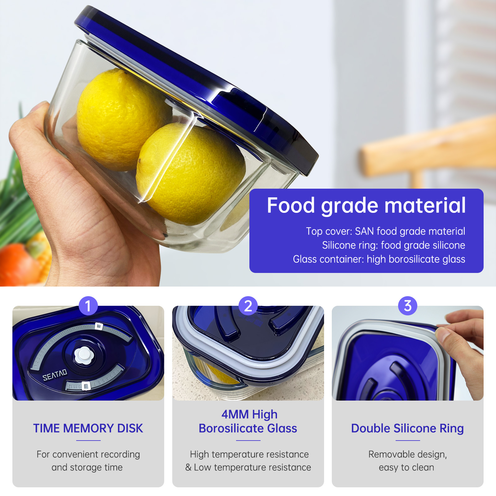 SEATAO คอนเทนเนอร์อาหาร Preser - Food Storage Vacuum บทวิจารณ์และราคา