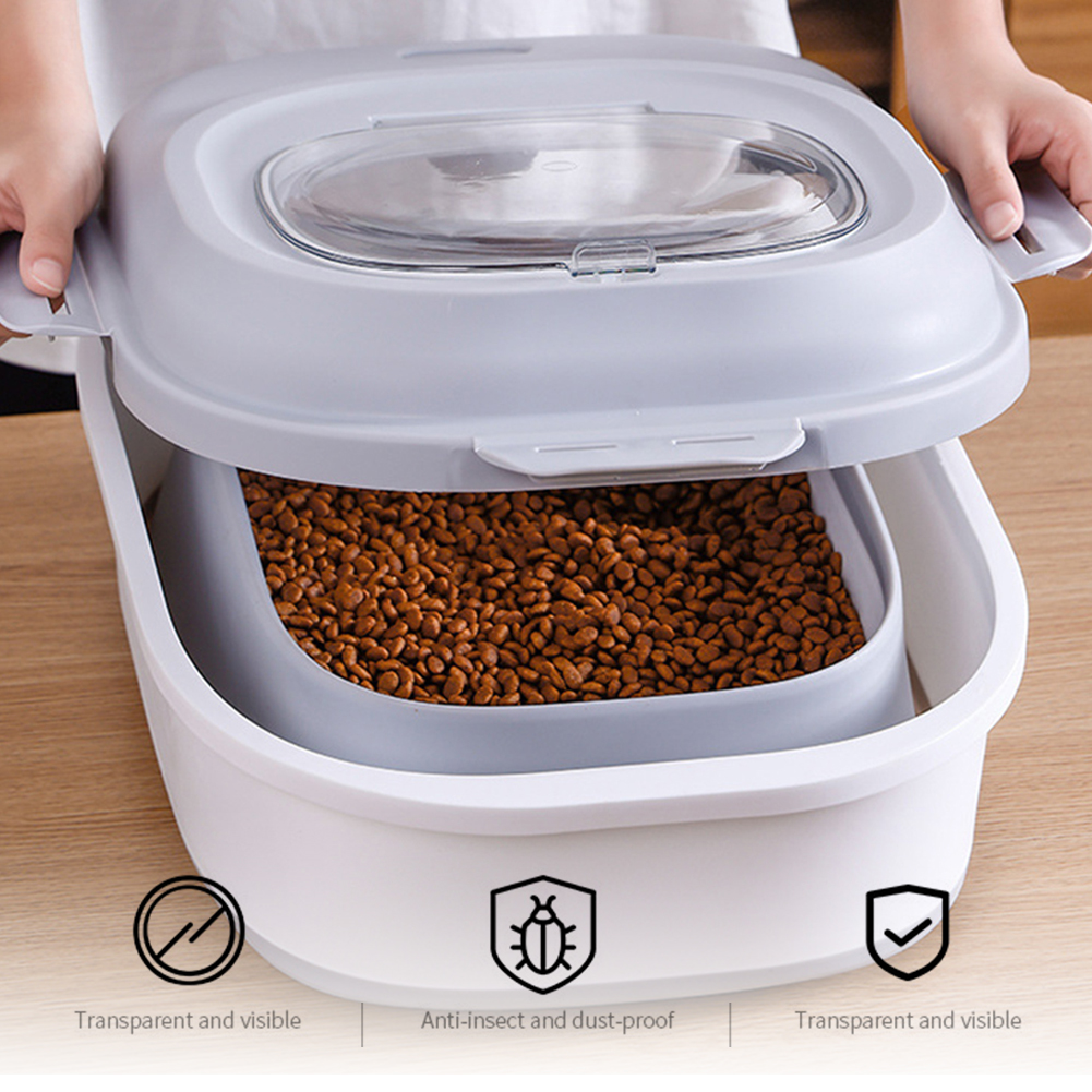 กล่องใส่อาหารแมวแบบพับได้ 20-3 - Food Storage Pet บทวิจารณ์และราคา