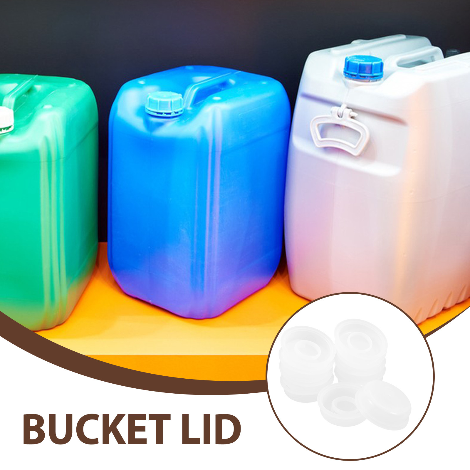 ฝาปิดถังเคมีพลาสติก 10 ชิ้น ขน - Food Storage Pet บทวิจารณ์และราคา