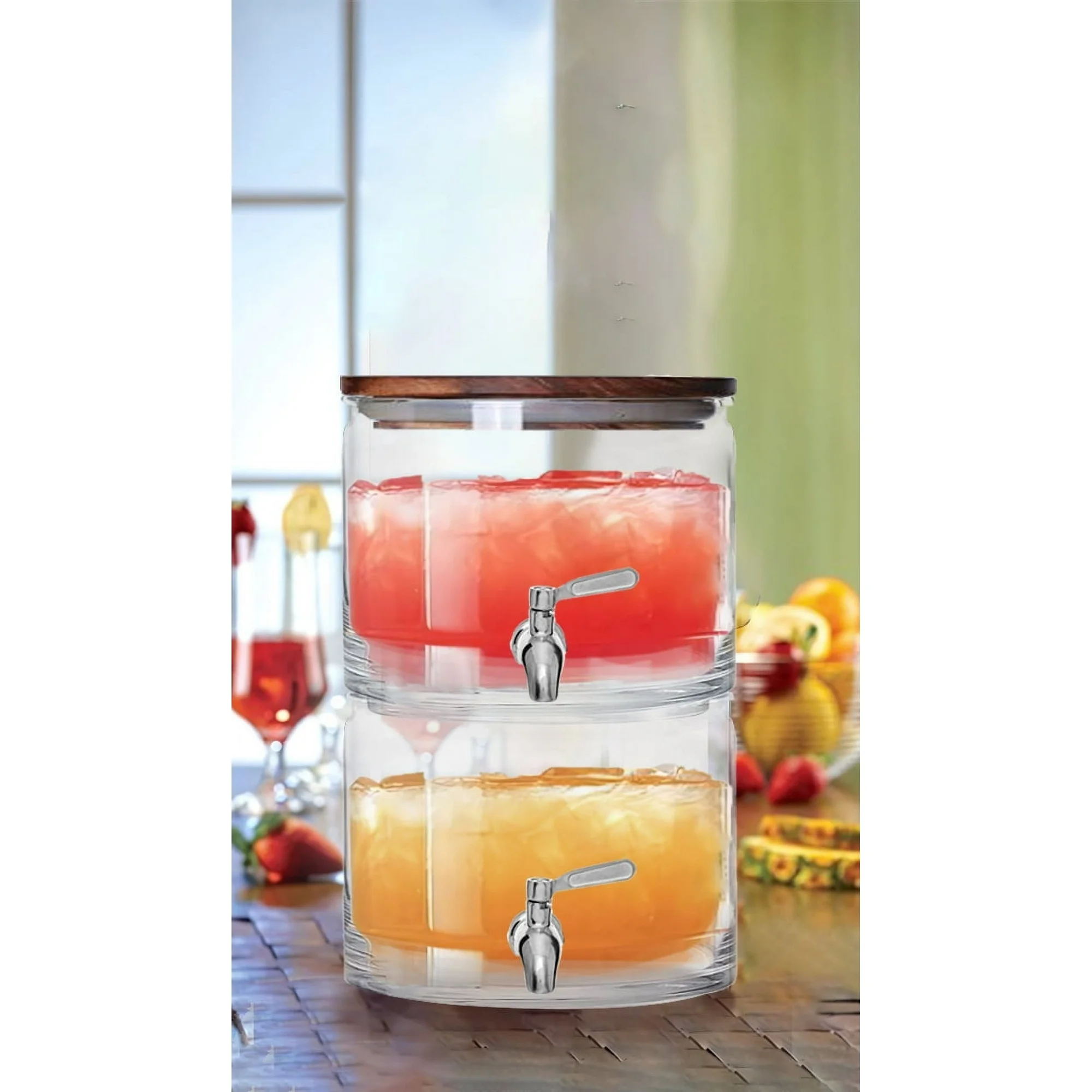 เครื่องจ่ายเครื่องดื่มแก้วแบบซ - Food Storage Glass Containers Large บทวิจารณ์และราคา