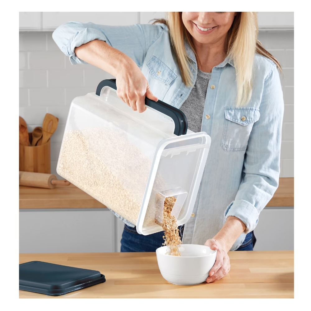 ภาชนะเก็บอาหารพลาสติกขนาดใหญ่พ - Food Storage In Pantry บทวิจารณ์และราคา