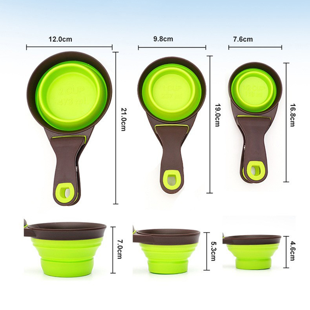 ถ้วยตวงอาหารสัตว์เลี้ยงแบบพับไ - Food Storage With Scoop บทวิจารณ์และราคา