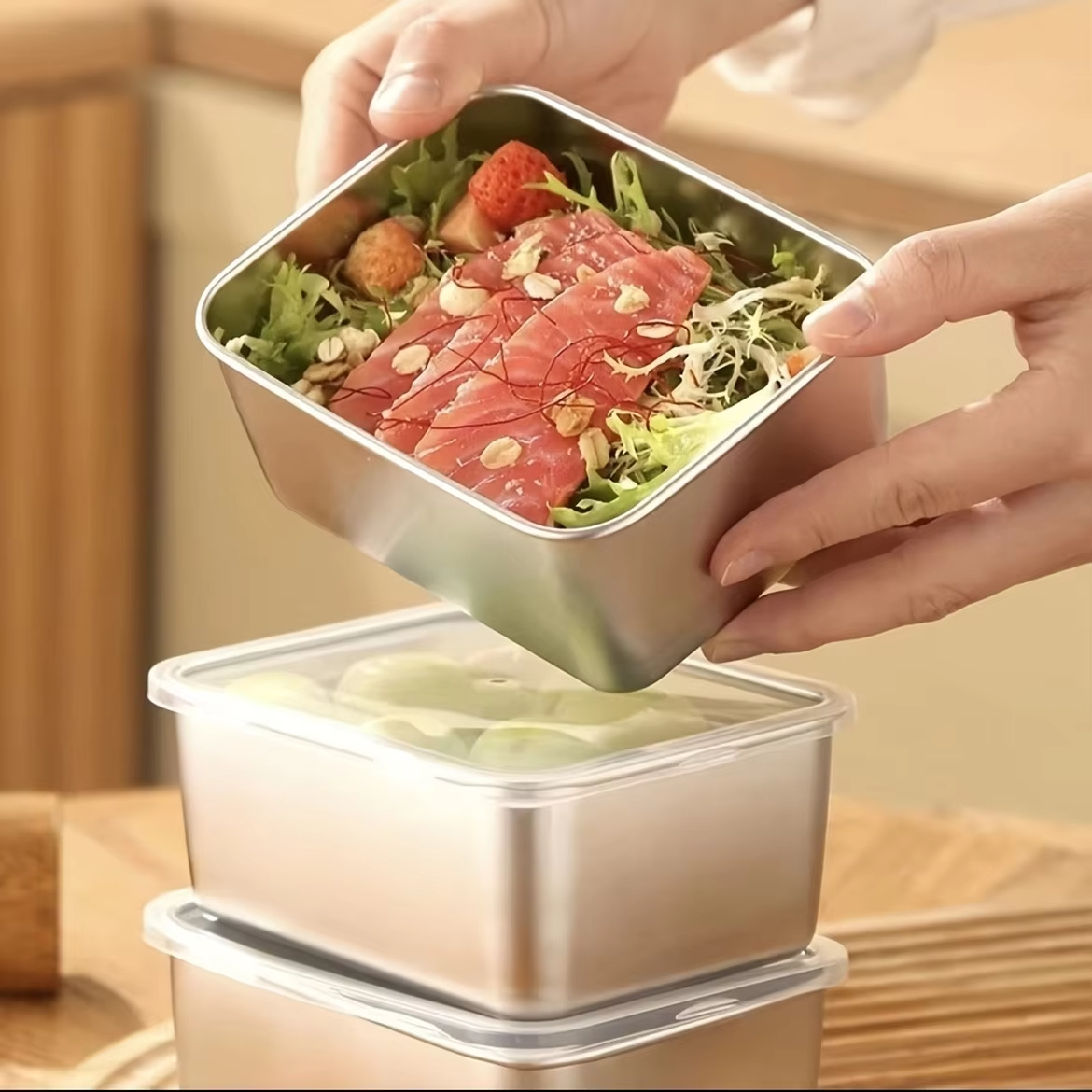 ชุดภาชนะเก็บอาหารสแตนเลส 6 ชิ้ - Food Storage For Camping บทวิจารณ์และราคา